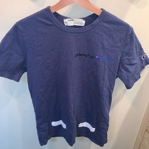 Off white X champion shirt